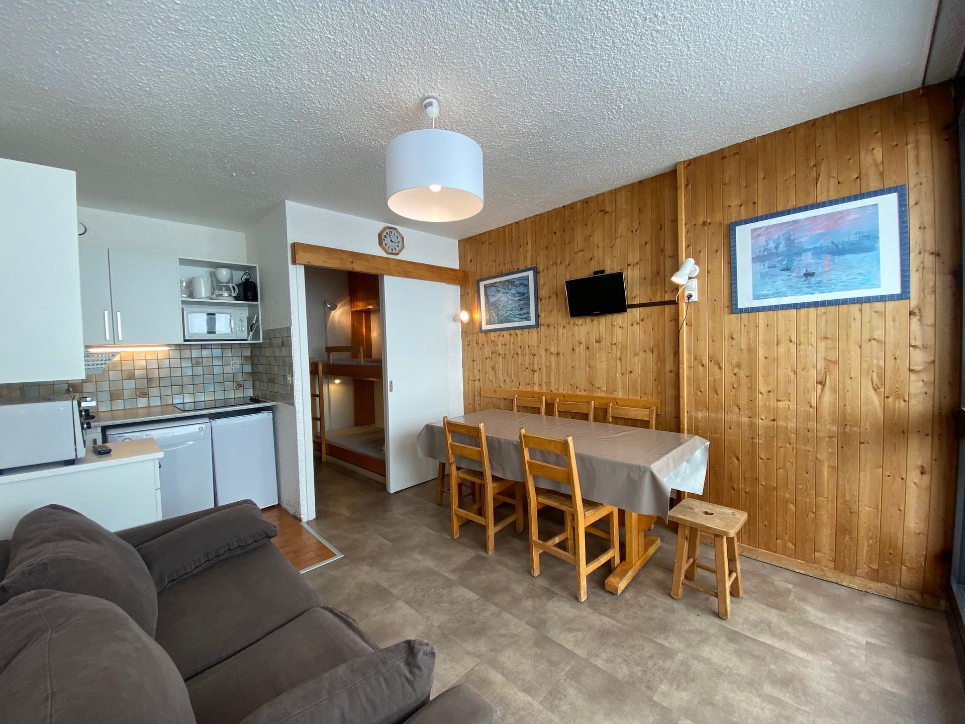 2-kamer appartement cabine - 3 t/m 6 personen - Appartements Lac Du Lou - Val Thorens