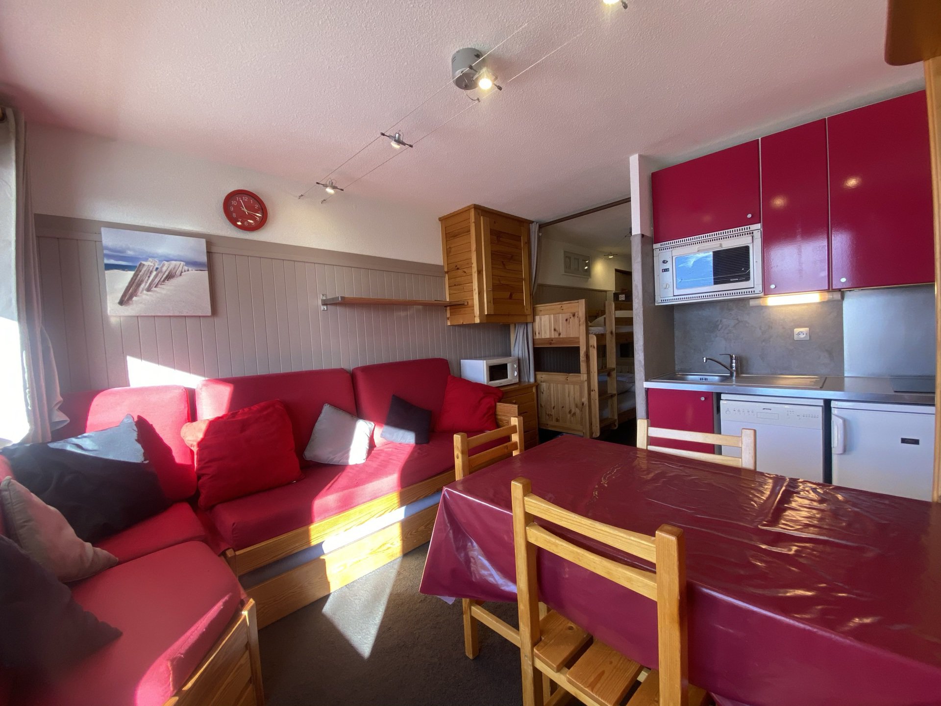 2-kamer appartement Comfort - 1 t/m 4 personen - Appartements Reine Blanche - Val Thorens