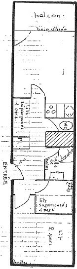 דירת 2 חדרים ל-6 אנשים בואל טורנס · 38 מ״ר, תמונה 3 מתוך 8